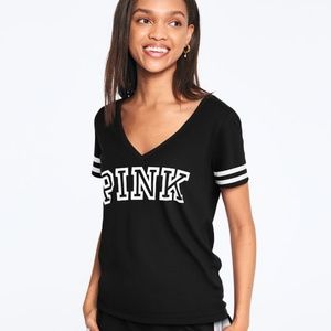 PINK Perfect Short-Sleeve V-Neck Tee